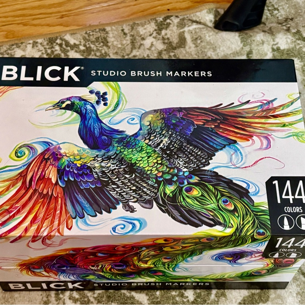 BLICK Studio Brush Markers - 144 Colors Set